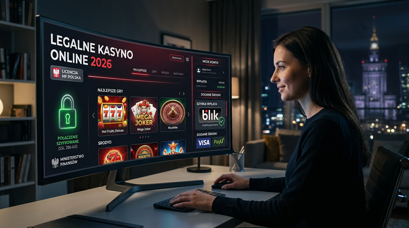 Legal online casino Poland 2026 with high security and BLIK payments